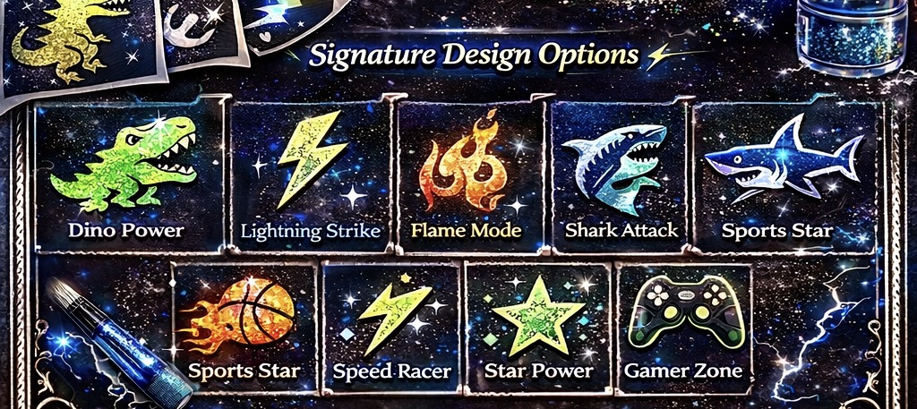 Lollipops and Gumpdrops Glitter Tattoos